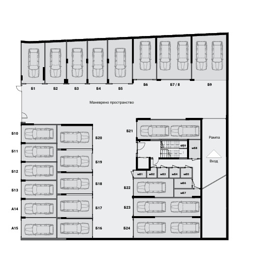 Para alugar  Garagem Sofia , Darvenica , 58 m² | 71135499