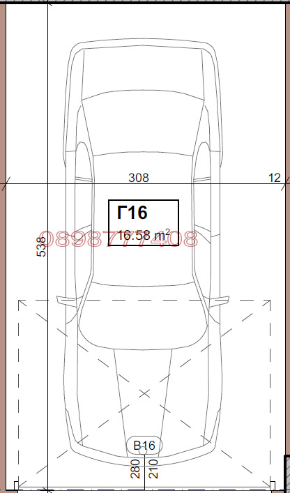 Дава под наем ГАРАЖ, ПАРКОМЯСТО, гр. София, Зона Б-5-3
