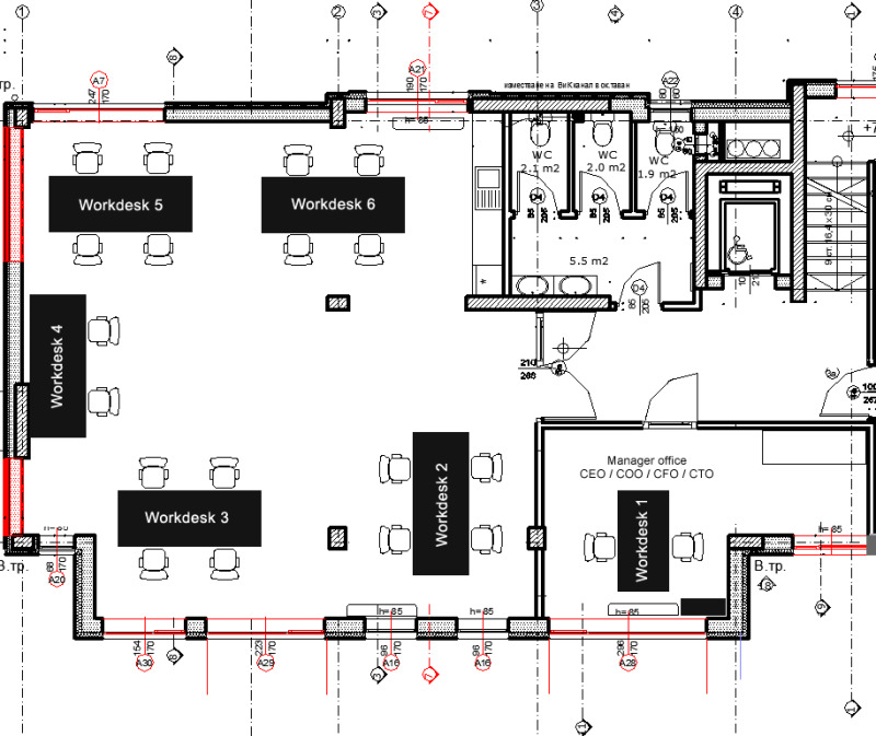 Дава под наем ОФИС, гр. София, Манастирски ливади, снимка 8 - Офиси - 52962035
