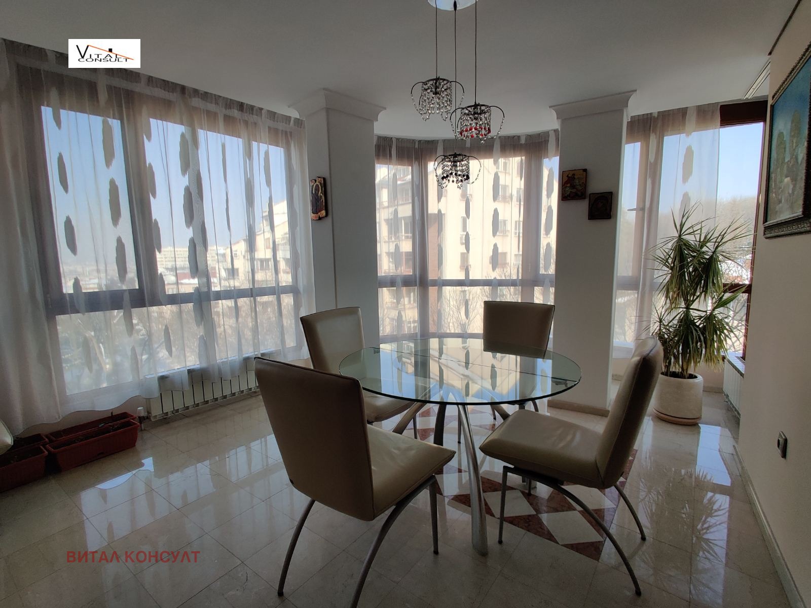 Дава под наем 4-СТАЕН, гр. София, Лозенец, снимка 3 - Апартаменти - 56109381