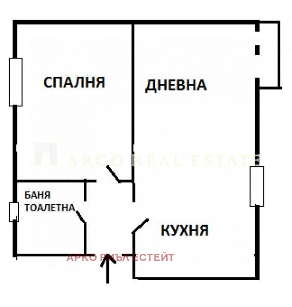 K pronájmu  1 ložnice Sofia , Triagalnika , 52 m2 | 64808780 - obraz [3]