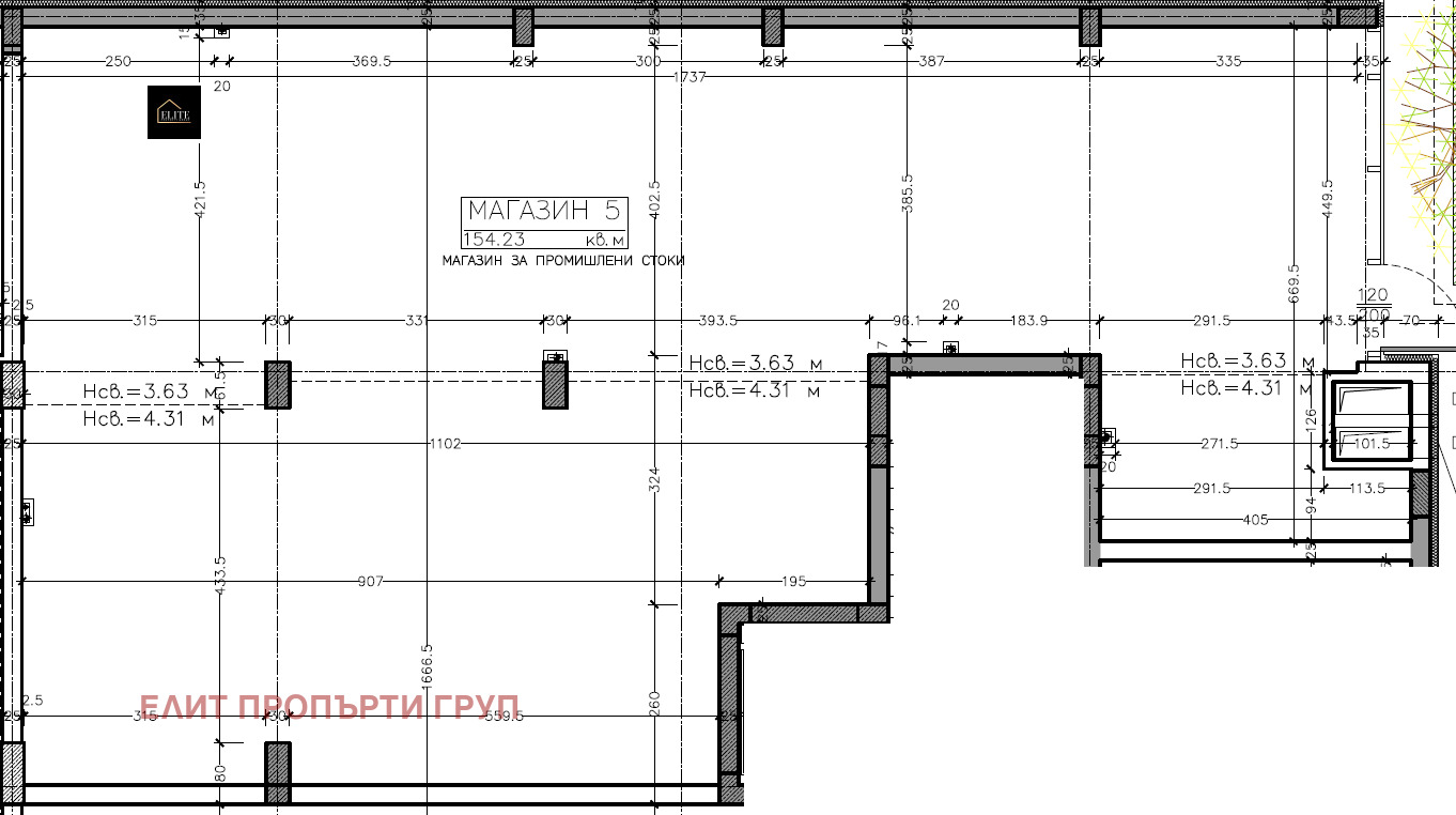Дава под наем МАГАЗИН, гр. София, Малинова долина, снимка 2 - Магазини - 54124833