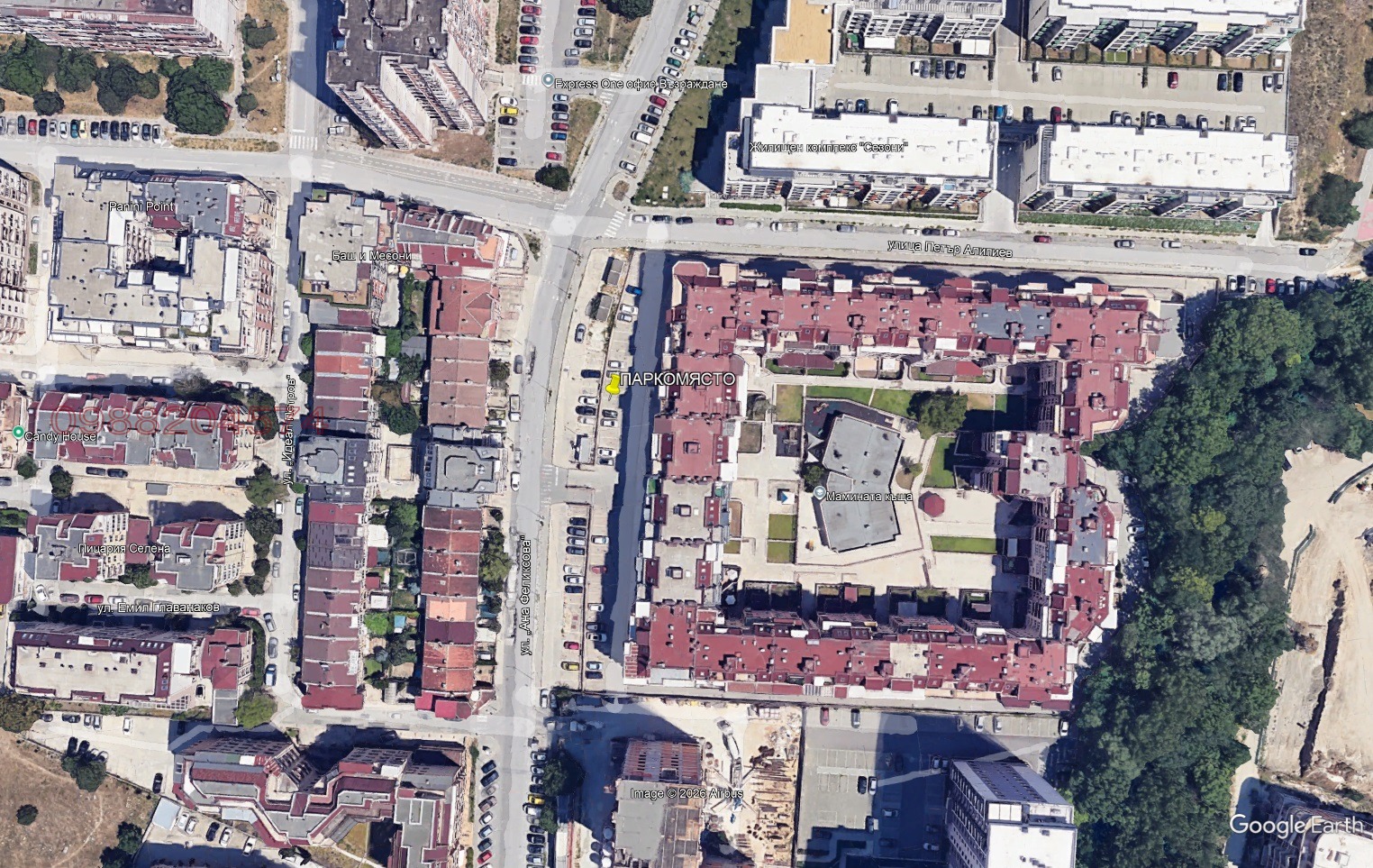 Дава под наем ГАРАЖ, ПАРКОМЯСТО, гр. Варна, Възраждане 1