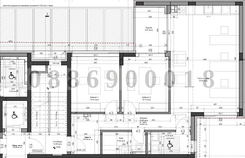 Дава под наем ОФИС, гр. Варна, Център, снимка 12 - Офиси - 56114533