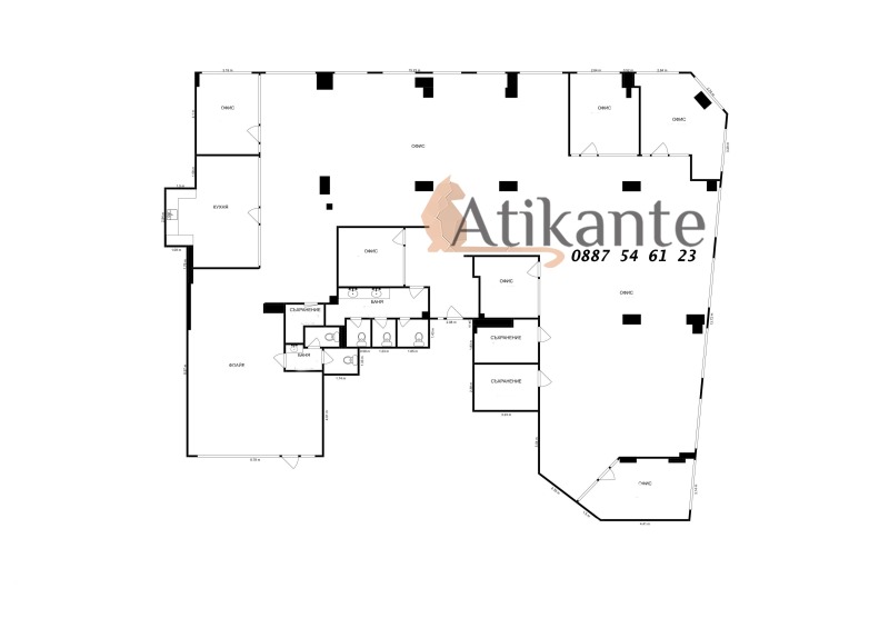 Дава под наем ОФИС, гр. София, Център, снимка 13 - Офиси - 53470288