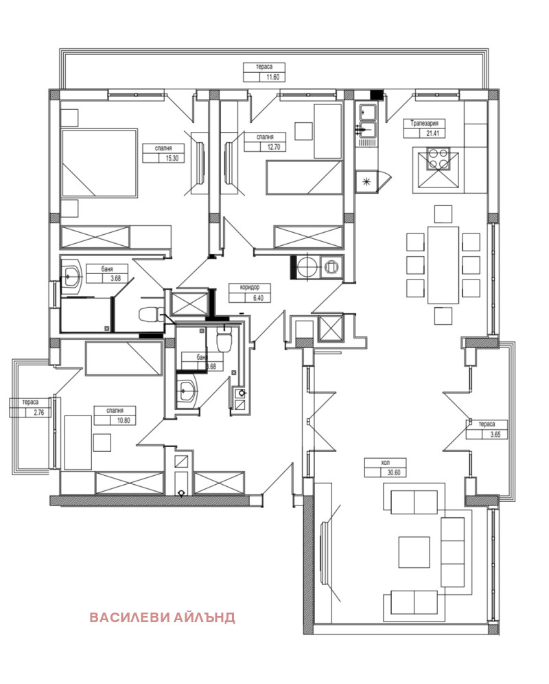 For Rent  3 bedroom Sofia , Ivan Vazov , 155 sq.m | 25986004 - image [16]