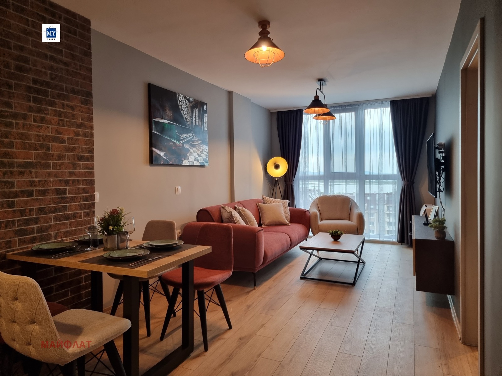 Дава под наем 2-СТАЕН, гр. Бургас, Зорница, снимка 2 - Апартаменти - 54073199