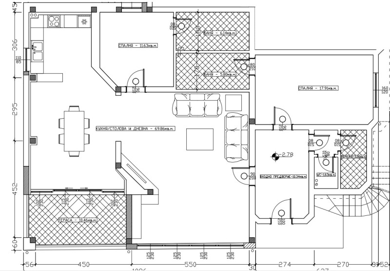 Kiralık  2 yatak odası Varna , Briz , 160 metrekare | 98790980 - görüntü [3]