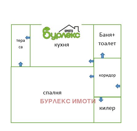 Προς ενοικίαση  1 υπνοδωμάτιο Βαρνα , ΤΣβετεν κβαρταλ , 55 τ.μ | 88288967 - εικόνα [12]