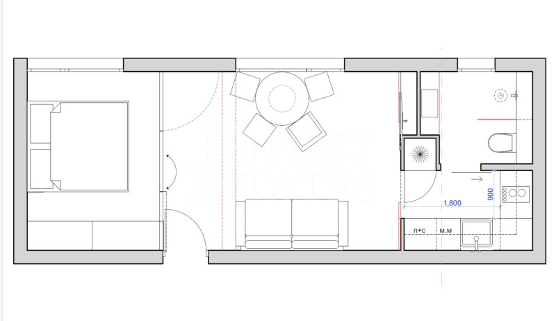 For Rent  1 bedroom Sofia , Boyana , 50 sq.m | 89643790 - image [9]