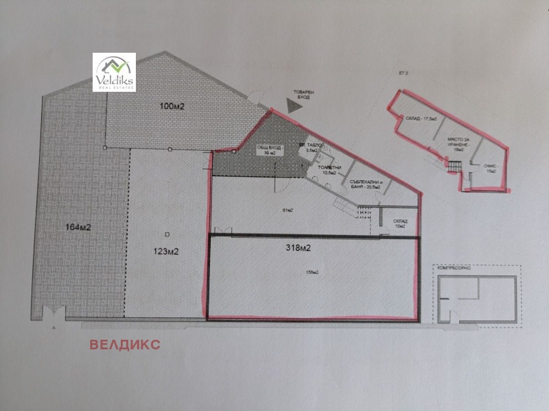 Do wynajęcia  Składowanie Sofia , Owcza kupel , 505 mkw | 74614559 - obraz [5]