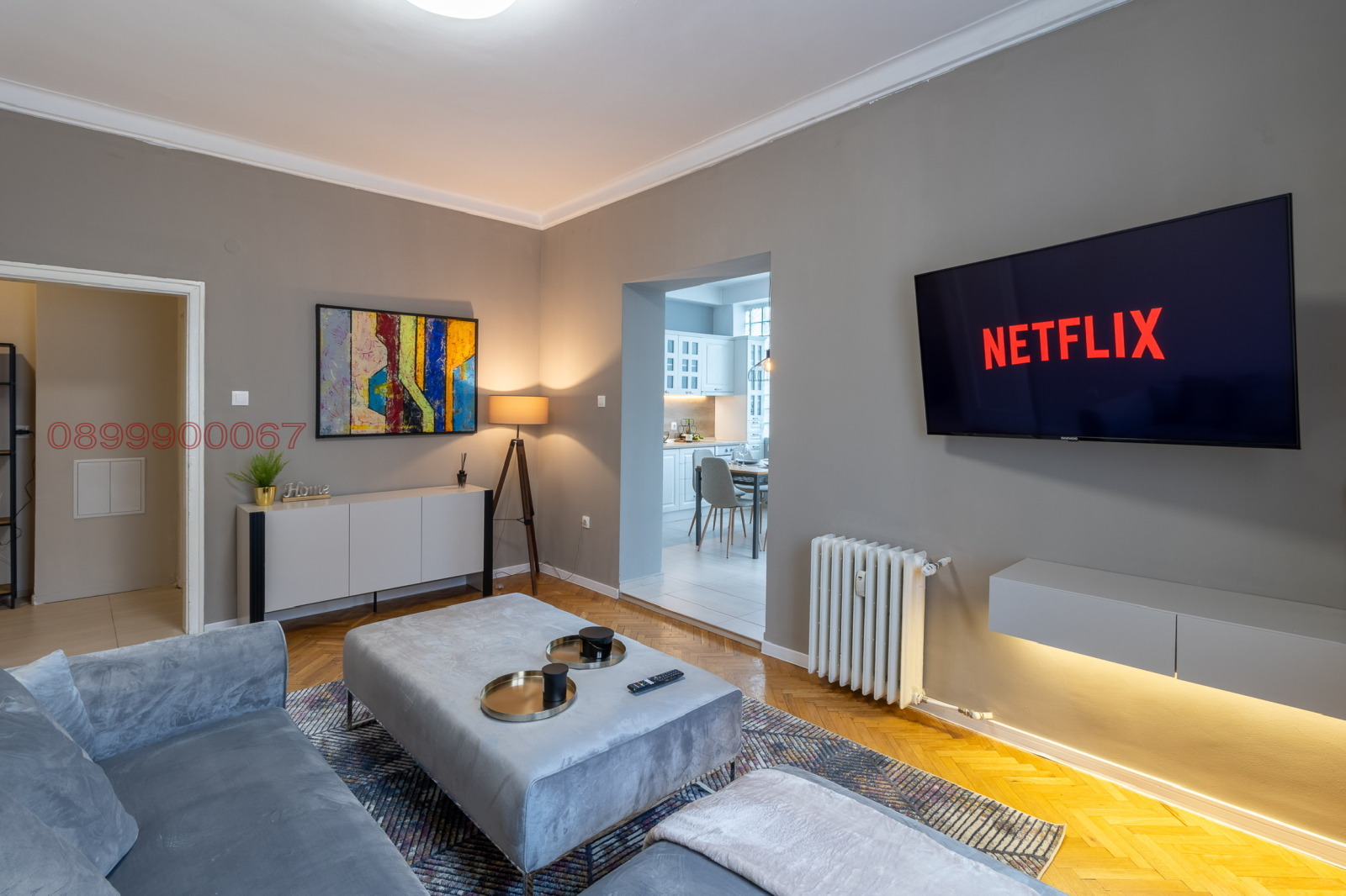 Дава под наем 3-СТАЕН, гр. София, Център, снимка 2 - Апартаменти - 53825184