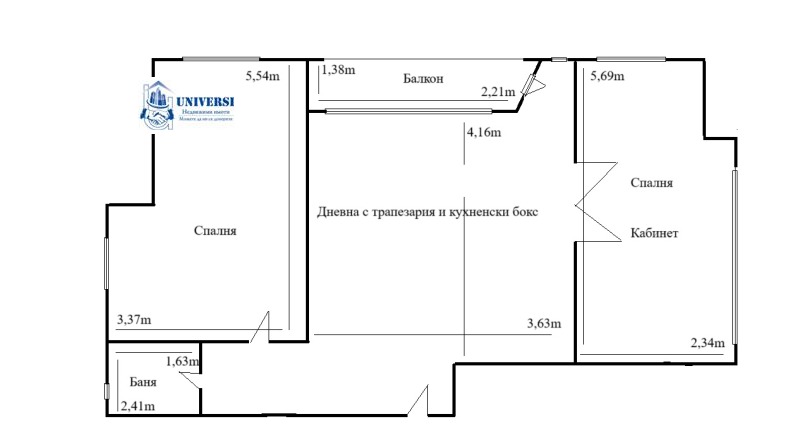 В аренду  2 спальни София , Лозенец , 75 кв.м | 10348174 - изображение [15]