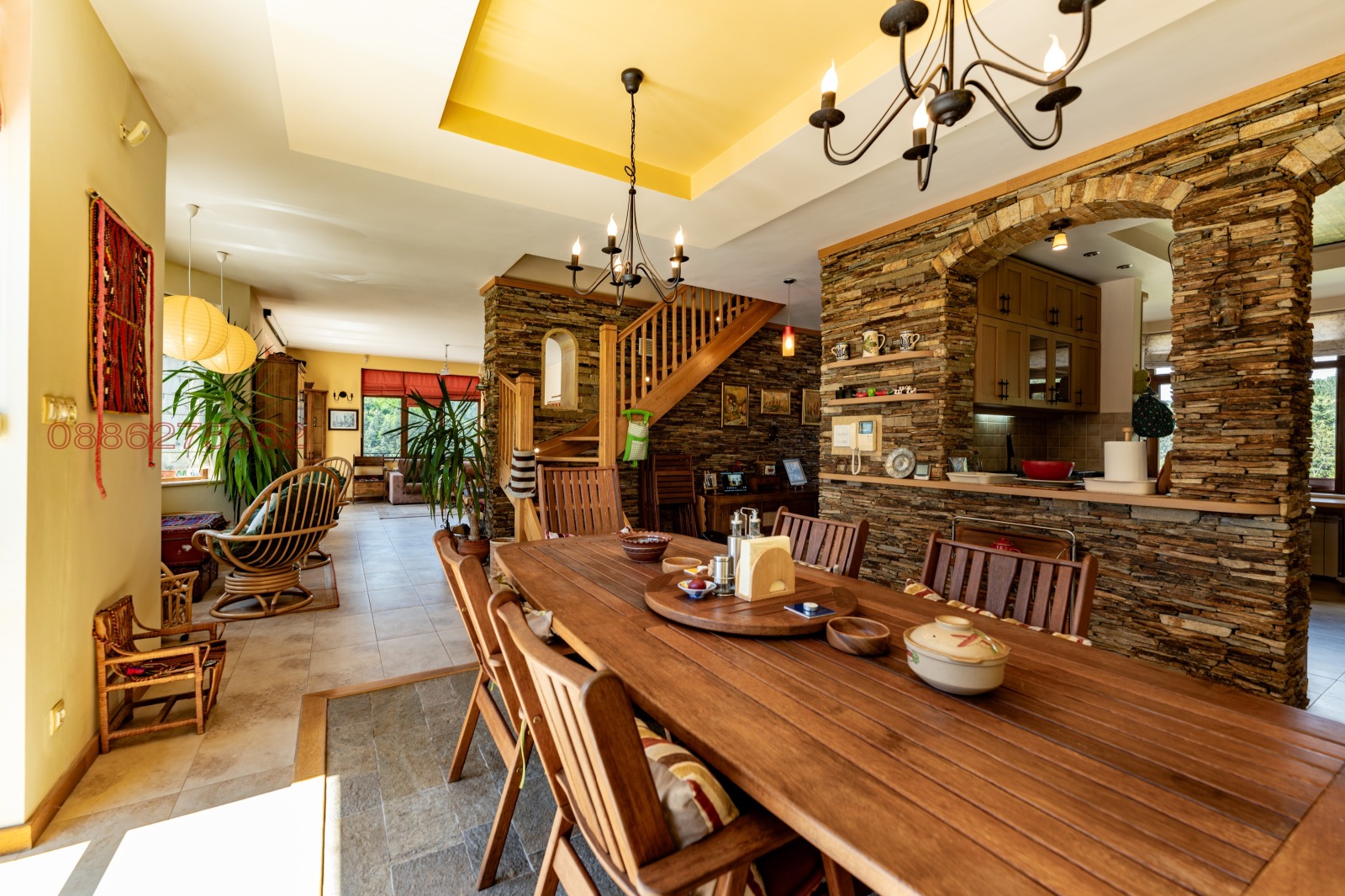 Дава под наем КЪЩА, с. Широки дол, област София област, снимка 5 - Къщи - 54232243