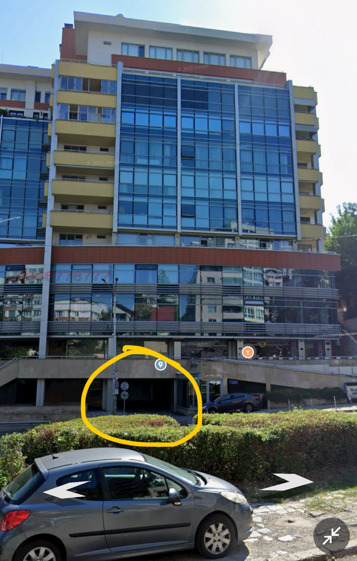 Дава под наем ГАРАЖ, ПАРКОМЯСТО, гр. София, Лозенец, снимка 2 - Гаражи и паркоместа - 53740415